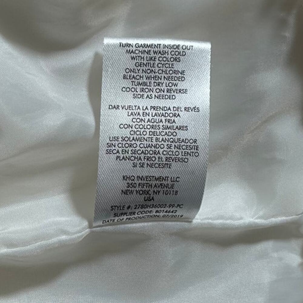 Juicy Couture Girls White Faux Fur Coat Size 5 - Picture 9 of 11